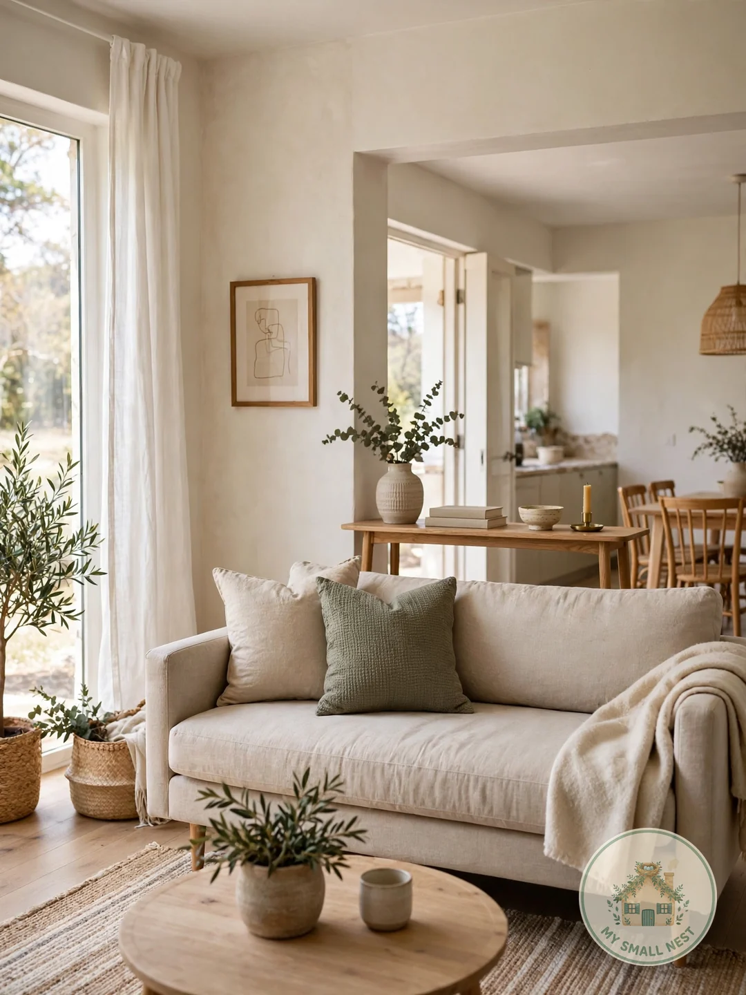 Pushing Every Piece Against the Wall - small apartment decorating mistakes