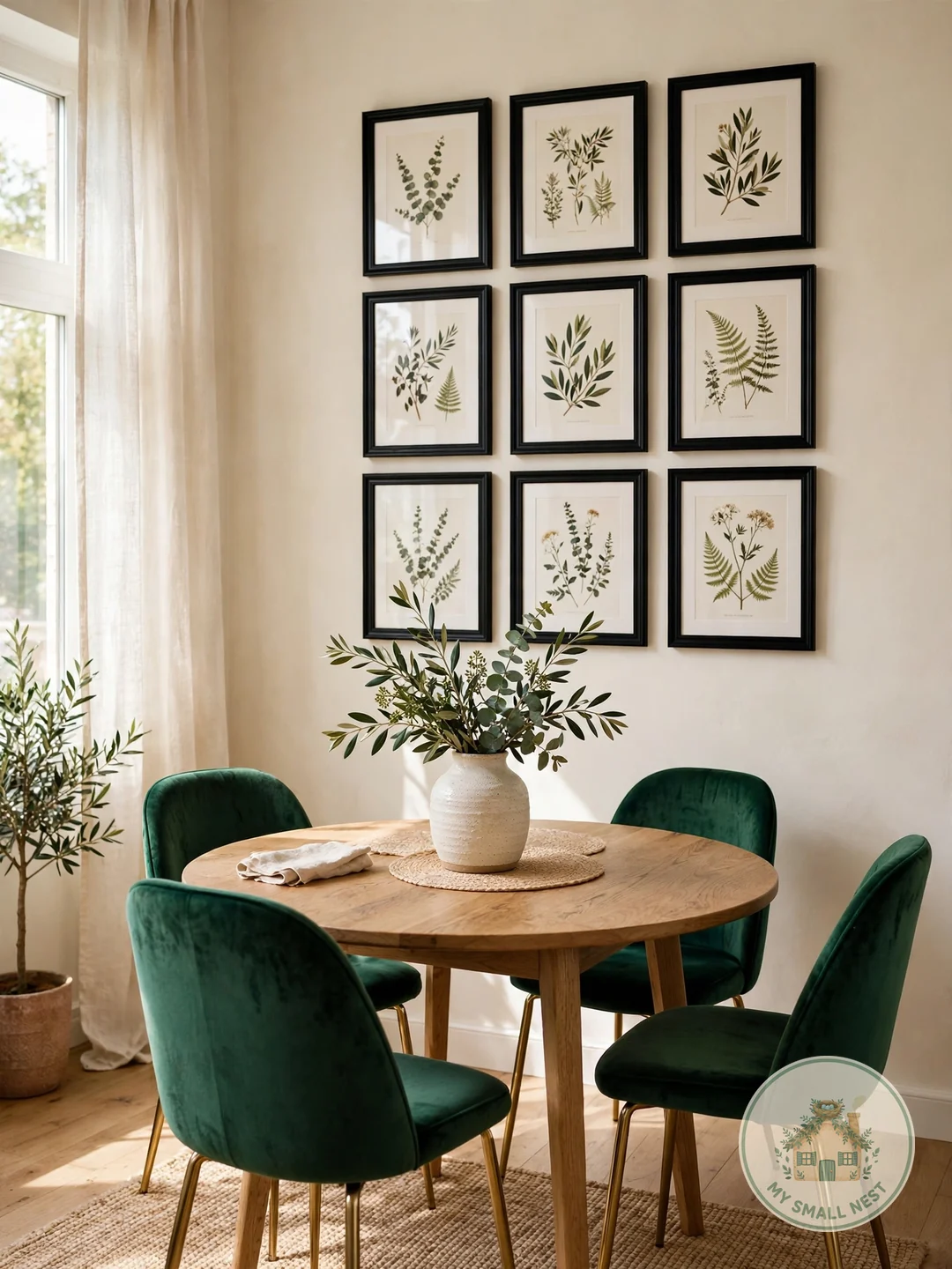 Art That Costs Almost Nothing - small dining room decor
