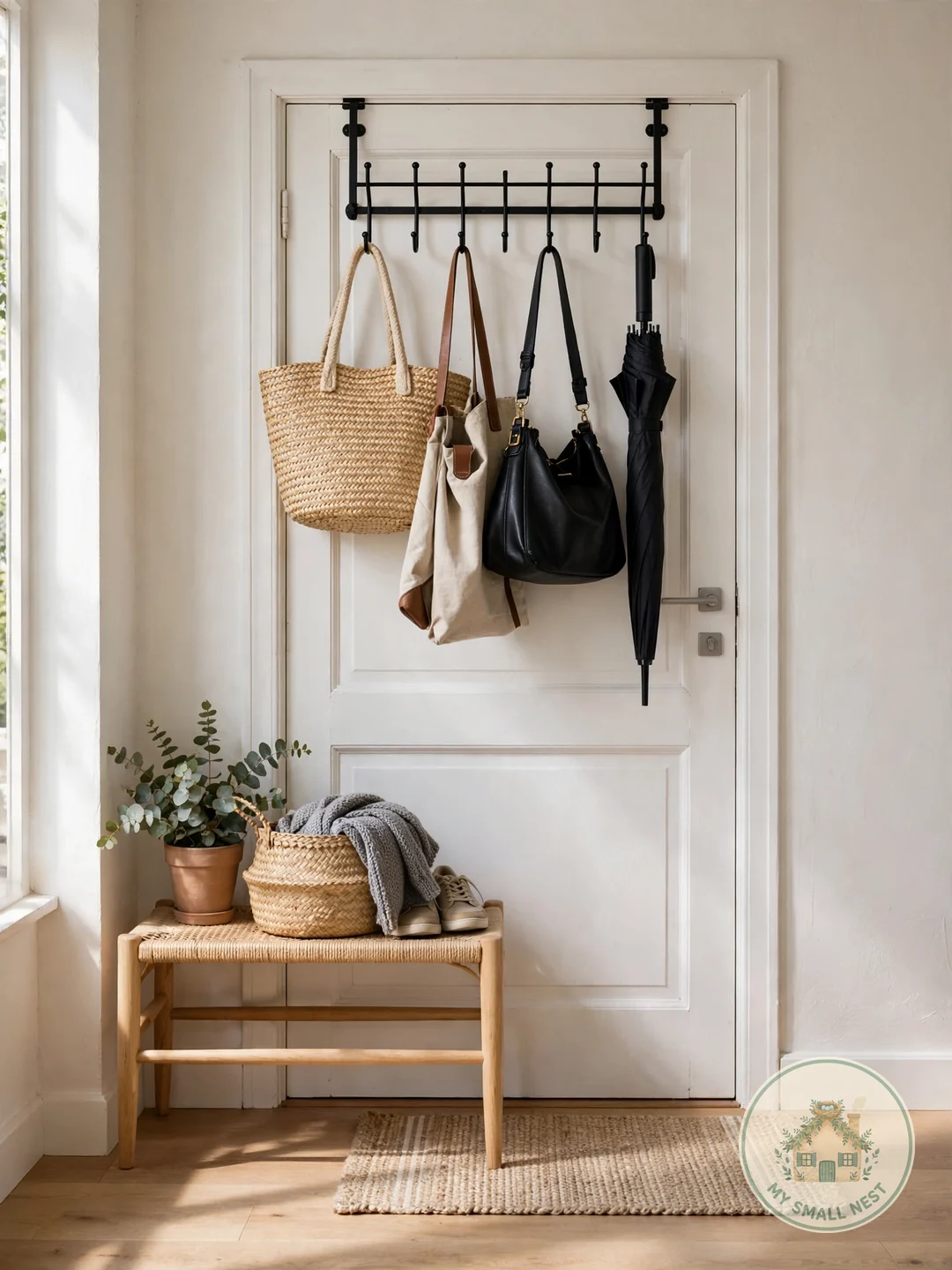 Use Over-the-Door Organizers - small entryway storage