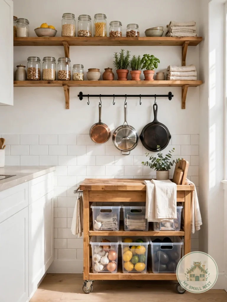 small kitchen storage featured