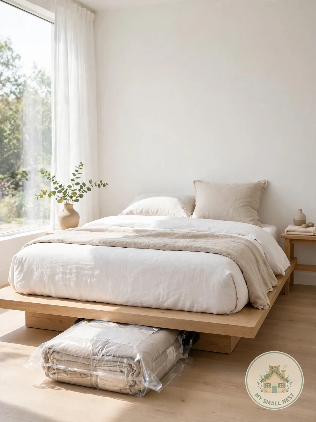 Vacuum-Seal Bags for Bulky Bedding - under bed storage