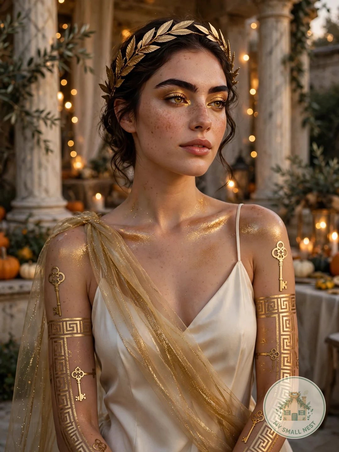 Greek Goddess Statue - unique Halloween college costumes