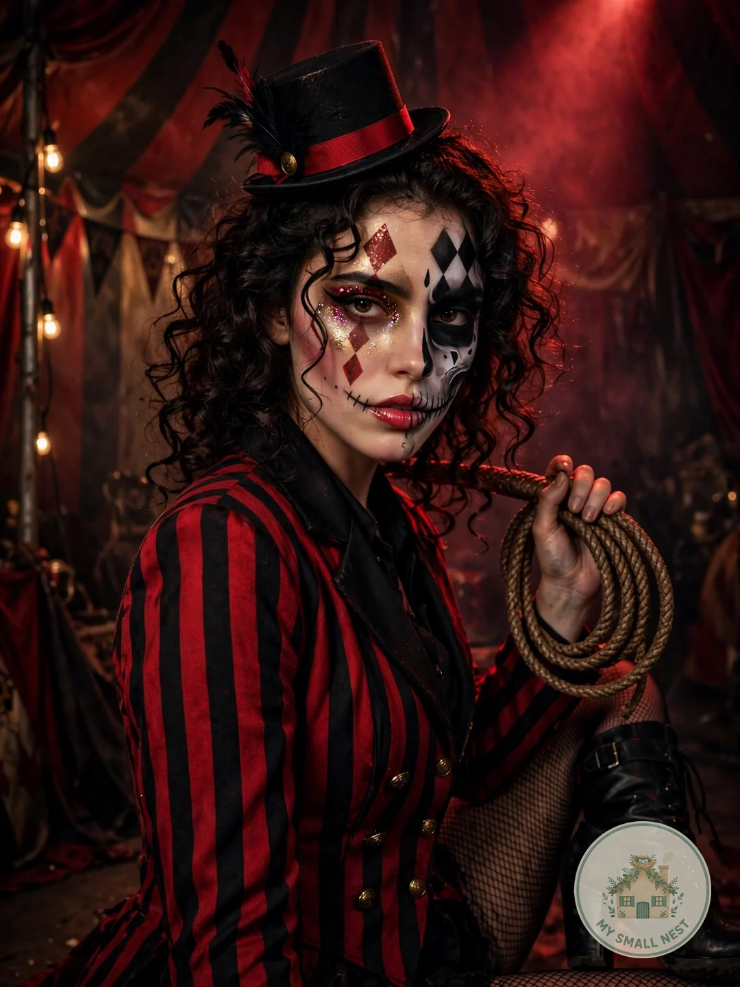 Devilish Duo, Fully Committed - unique Halloween college costumes