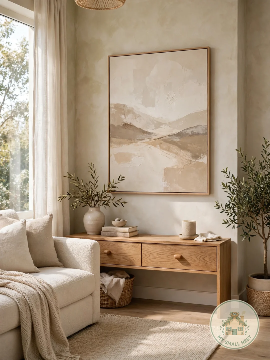 Pick One Statement Piece Per Room - warm minimalist decor
